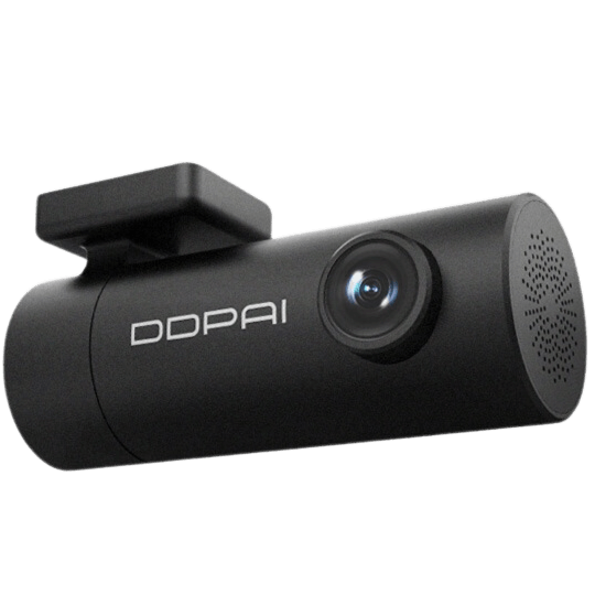 DDPAI Mini Pro dashbordkamera montert bak bakspeil